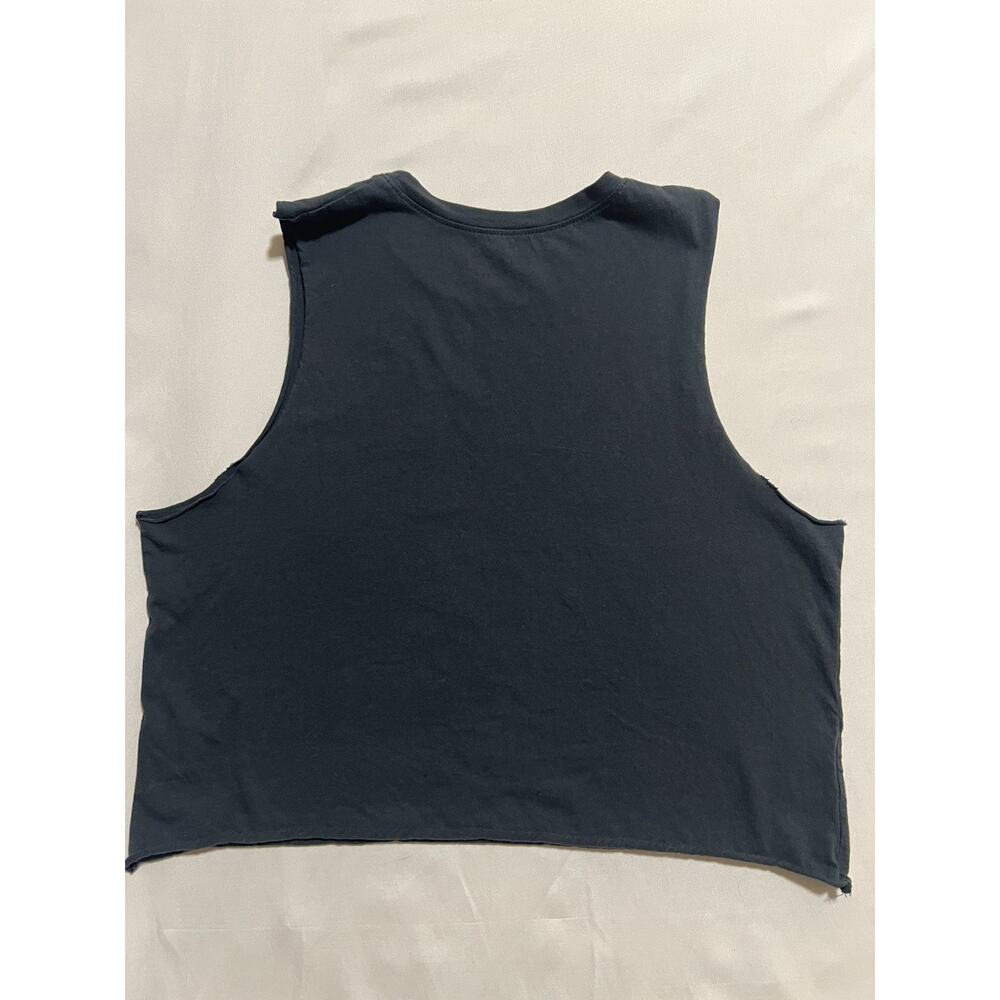 Vintage Prince Peter Collection Women Cassette Tapes Muscle Cropped Tank Size L - Picture 2 of 8